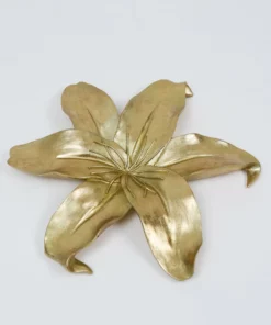 Inspire Me! Home Decor Gold Flower Wall Art