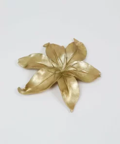 Inspire Me! Home Decor Gold Flower Wall Art