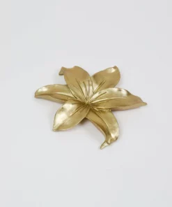 Inspire Me! Home Decor Gold Flower Wall Art