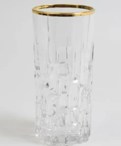 Inspire Me! Home Decor Set Of 4 Glasses With Gold Rim