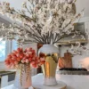 Inspire Me! Home Decor Floral Stems 51" White Cherry Blossom Stem