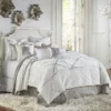 Cloud9d BEDDING Rica Ivory And Silver Duvet (2 Sizes)