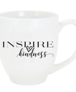 Inspire Me! Home Decor Inspire Kindness Bistro Mug (2 Text Colors)