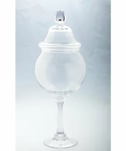 Inspire Me! Home Decor Glass Stem Jar (2 Sizes) Jars
