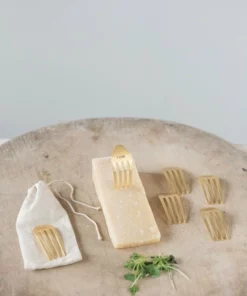 Inspire Me! Home Decor Gold Fork Cheese Markers (Set Of 6)