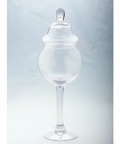 Inspire Me! Home Decor Glass Stem Jar (2 Sizes) Jars