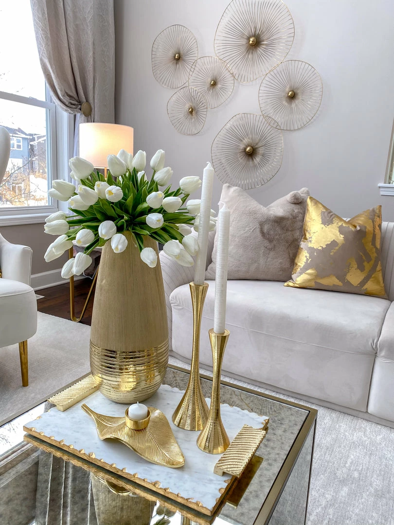 Inspire Me! Home Decor Geometric Candlesticks (2 Sizes And 2 Colors) 6 Inspire Me! Home Decor Geometric Candlesticks (2 Sizes And 2 Colors)