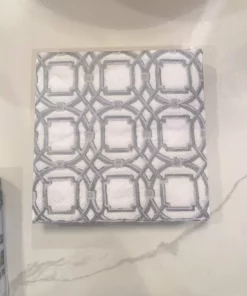 Inspire Me! Home Decor Decorative Square Lunch Napkins (9 Patterns)