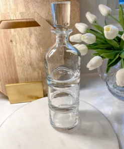 Inspire Me! Home Decor Stackable Glass Decanter W/ Glasses KITCHEN