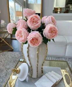 Inspire Me! Home Decor 23.5" Real Touch Pink Rose Stem