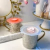 Inspire Me! Home Decor KITCHEN Silicone Rose Mug Lids (Set Of 2) 1 Inspire Me! Home Decor KITCHEN Silicone Rose Mug Lids (Set Of 2)