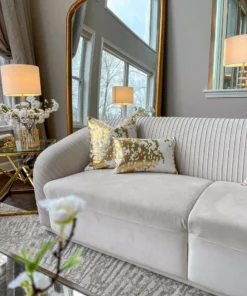 Cloud9d PILLOWS, RUGS, & THROWS Elise Ivory Gold Pillow - 14" X 20" 7 Cloud9d PILLOWS, RUGS, & THROWS Elise Ivory Gold Pillow - 14