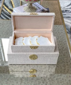 Inspire Me! Home Decor Medallion Boxes (Set Of 2)