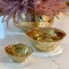 Inspire Me! Home Decor Gold Wavy Beaded Bowls (2 Sizes)