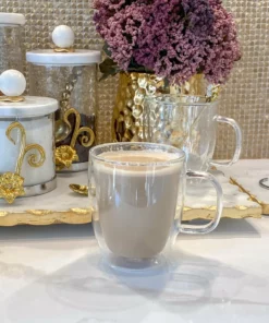 Inspire Me! Home Decor KITCHEN 16 Oz Double Wall Glass Coffee Mug With Handle 9 Inspire Me! Home Decor KITCHEN 16 Oz Double Wall Glass Coffee Mug With Handle