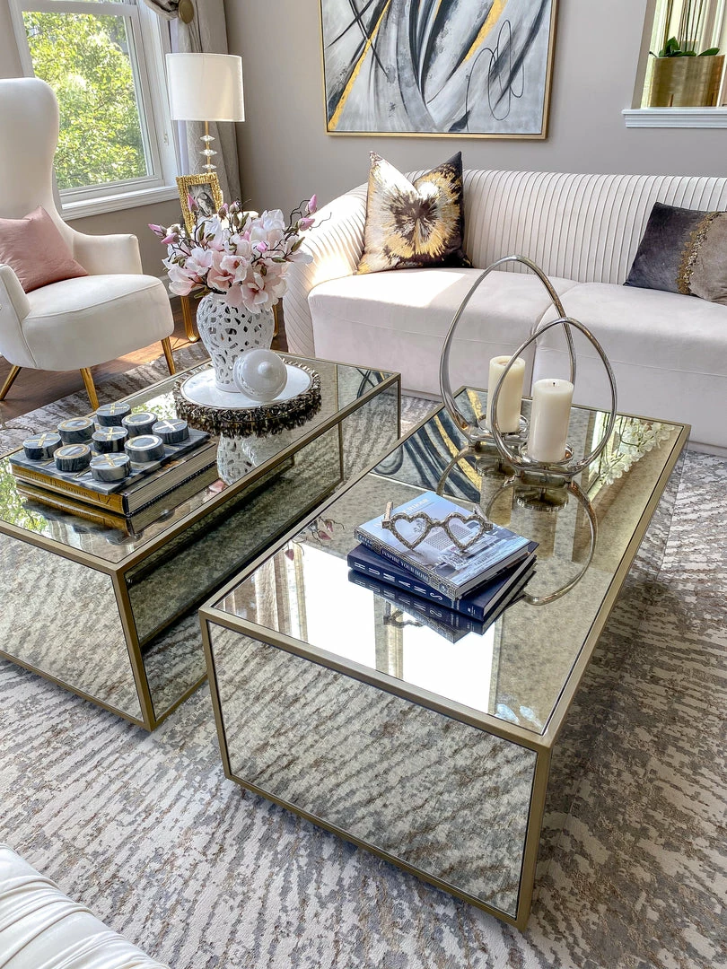 Inspire Me! Home Decor Round Marble Tray With Silver Floral Edge 6 Inspire Me! Home Decor Round Marble Tray With Silver Floral Edge