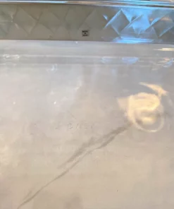 Inspire Me! Home Decor Silver Pyrex Holder With Gold Mosaic Handles And Pyrex 11 Inspire Me! Home Decor Silver Pyrex Holder With Gold Mosaic Handles And Pyrex