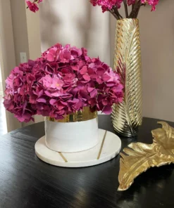 Inspire Me! Home Decor Floral Stems Real-Touch Hydrangea Stem (4 Colors)