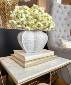 Inspire Me! Home Decor Mini Cream Ranunculus Bundle