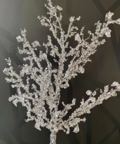 Inspire Me! Home Decor Silver Icicle Branch Floral Stems