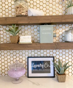 Inspire Me! Home Decor Metal Laundry Powder Container W/ Scoop