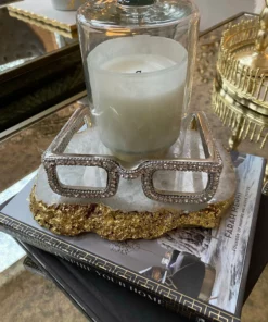 Inspire Me! Home Decor Jeweled Decorative Eyeglass (2 Colors)