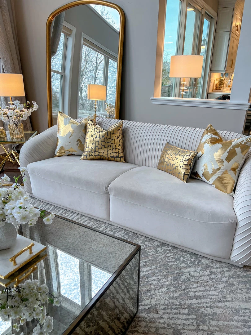 Cloud9d PILLOWS, RUGS, & THROWS Becca Charcoal Gold Pillow - 20" X 20" 5 Cloud9d PILLOWS, RUGS, & THROWS Becca Charcoal Gold Pillow - 20" X 20"