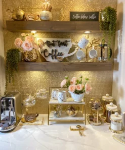 Inspire Me! Home Decor Black And White Wooden Coffee Signs WALL ART & MIRRORS