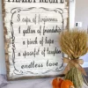 Inspire Me! Home Decor Whitewash "Family Recipe" Wall Plaque WALL ART & MIRRORS