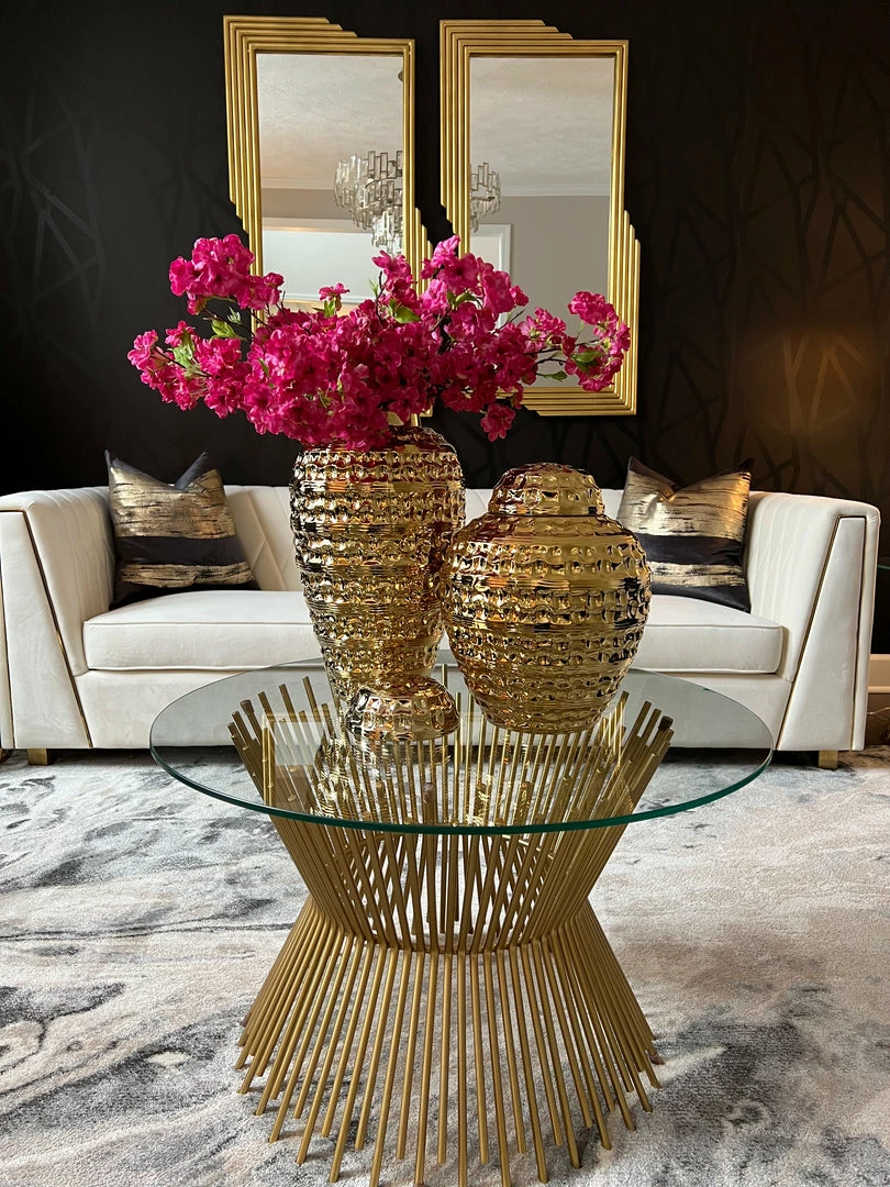 Inspire Me! Home Decor Gold Hammered Ginger Jar (2 Sizes) 3 Inspire Me! Home Decor Gold Hammered Ginger Jar (2 Sizes)