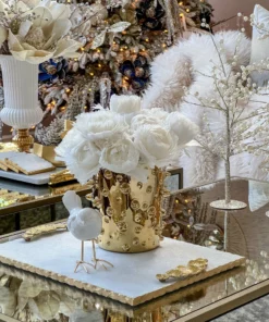 Inspire Me! Home Decor Studded Vase (2 Colors) Gold