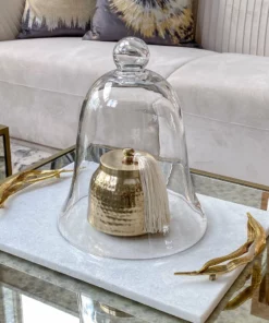 Inspire Me! Home Decor Glass Bell Cloche ( Glass Dome )