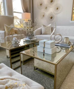 Inspire Me! Home Decor Circular Silver Metal Candle Holder (2 Sizes)