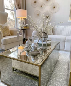 Inspire Me! Home Decor Circular Silver Metal Candle Holder (2 Sizes)