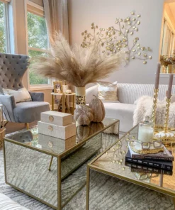 Inspire Me! Home Decor Light Feathered Pampa Grass Stem (4 Colors) Floral Stems