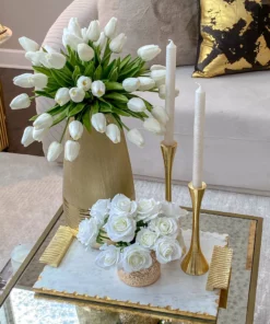 Inspire Me! Home Decor Gold Texture Votive Vase