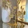 Inspire Me! Home Decor Decorative Gold Floral Branch Sculpture