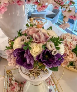 Inspire Me! Home Decor 11" Hydrangea/Ranunculus/Anemone Bundle Floral Stems