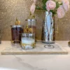 Inspire Me! Home Decor Gold Edged Marble Tray