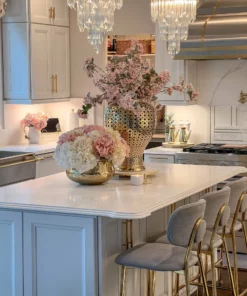 Inspire Me! Home Decor 28" Snow Sprinkled Peony Stem Pink 17 Inspire Me! Home Decor 28