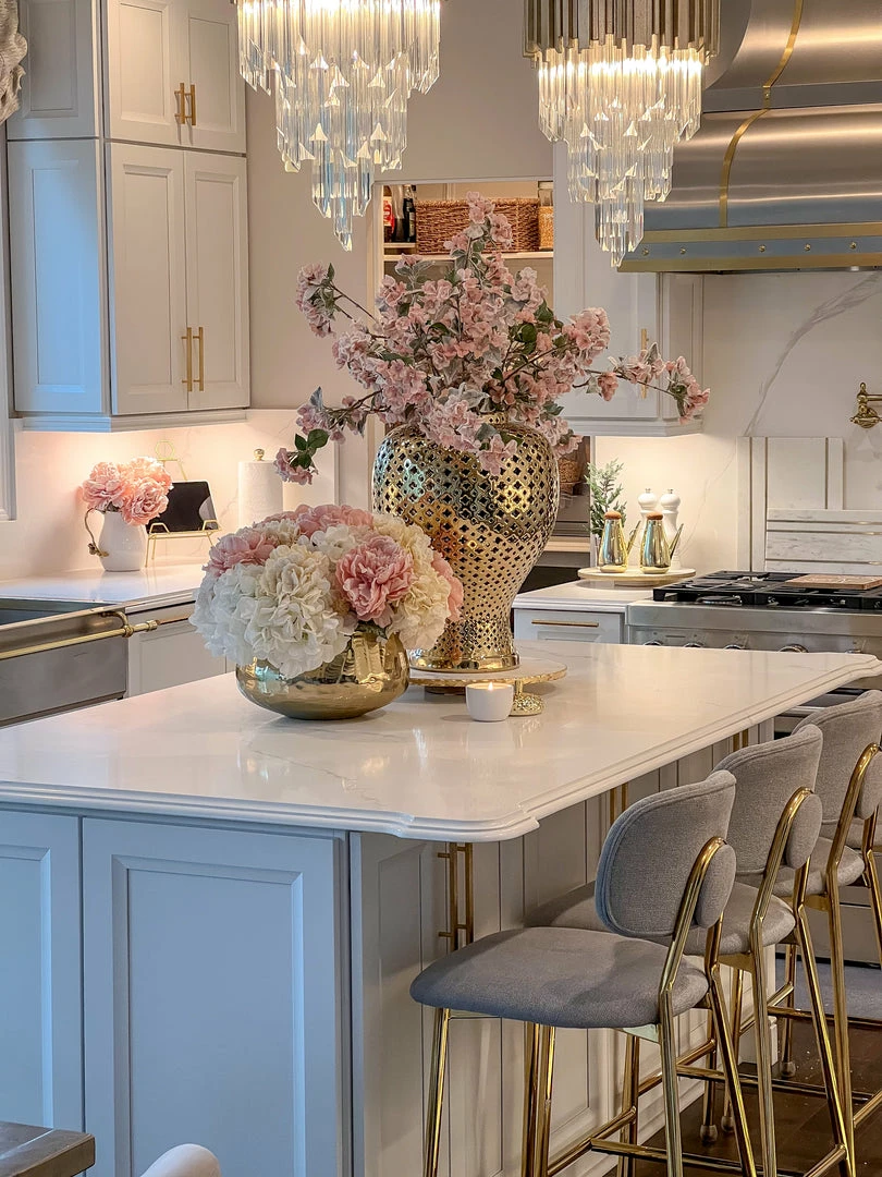 Inspire Me! Home Decor 28" Snow Sprinkled Peony Stem Pink 10 Inspire Me! Home Decor 28" Snow Sprinkled Peony Stem Pink