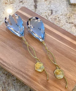 Inspire Me! Home Decor KITCHEN Floral Stem Servers