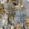 Inspire Me! Home Decor Glass Drop Ornaments (2 Colors)