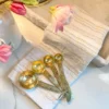 Inspire Me! Home Decor Gold Textured Measuring Spoons