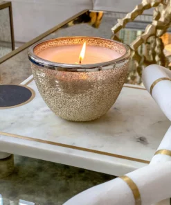 Inspire Me! Home Decor Textured Round Candle (2 Colors)