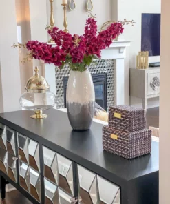 Inspire Me! Home Decor Black And White Decorative Boxes (Set Of 2)