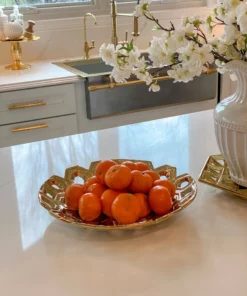 Inspire Me! Home Decor Circle Cutout Detailed Platter 9 Inspire Me! Home Decor Circle Cutout Detailed Platter