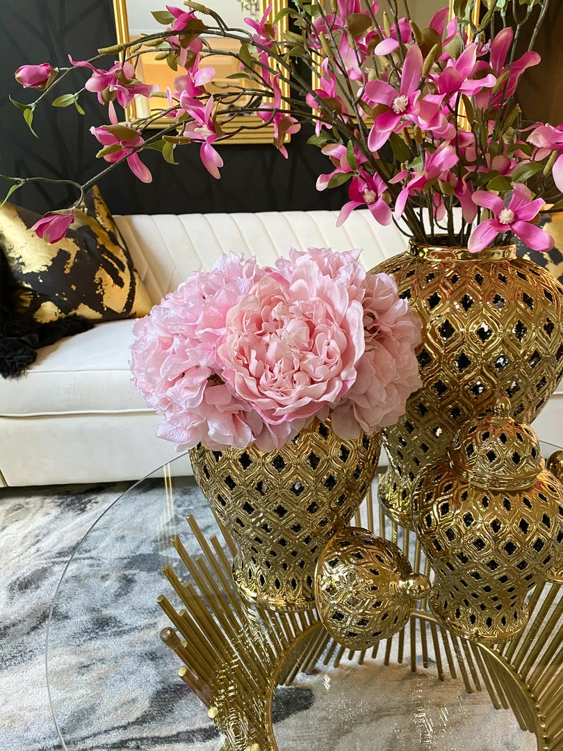 Inspire Me! Home Decor Small Gold Ginger Jar 4 Inspire Me! Home Decor Small Gold Ginger Jar