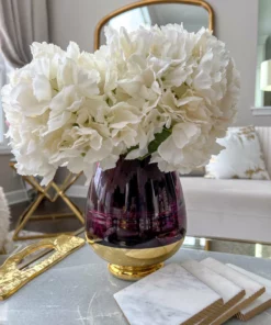Inspire Me! Home Decor Purple And Gold Vase