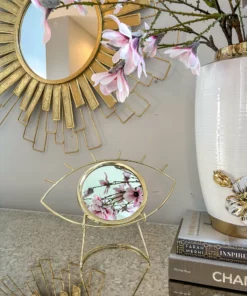 Inspire Me! Home Decor Evil Eye Table Top Mirror With Stand